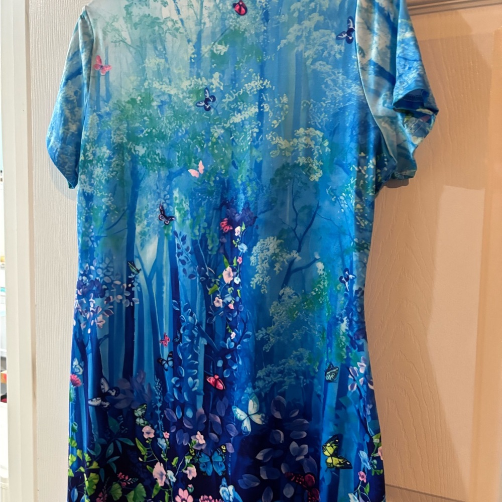 Floral Forest Print Dress